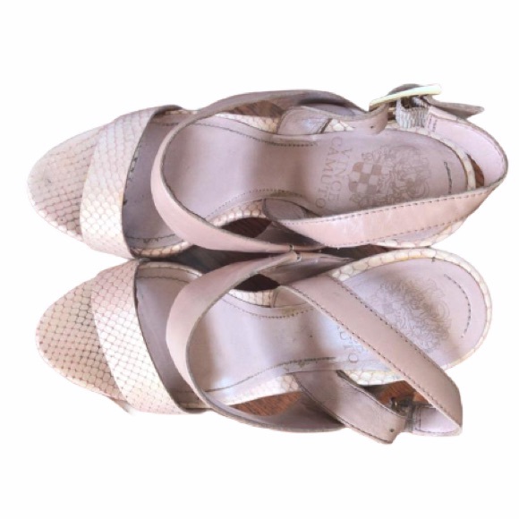 Vince Camuto Blush Pink platform heel Sandals - Picture 2 of 12